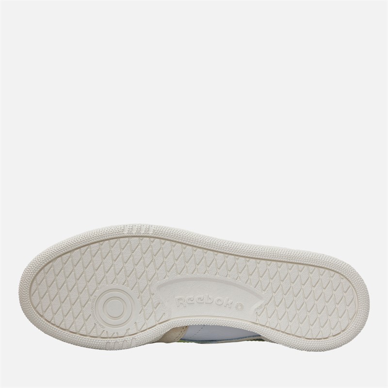 Reebok Womens Club C Revenge Trainers Moon/Astro Lime/Weathered White