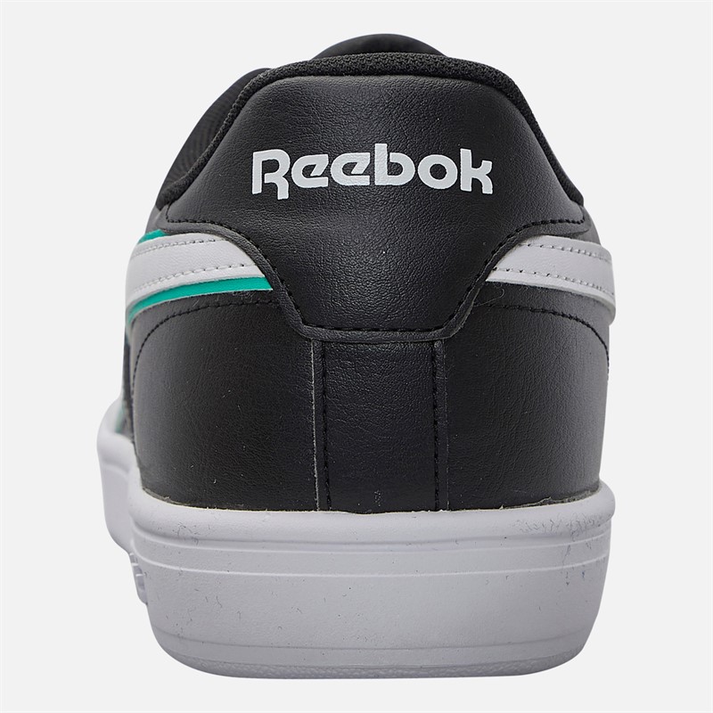 Reebok Court Retro Trainers Black/White/Unleashed Green