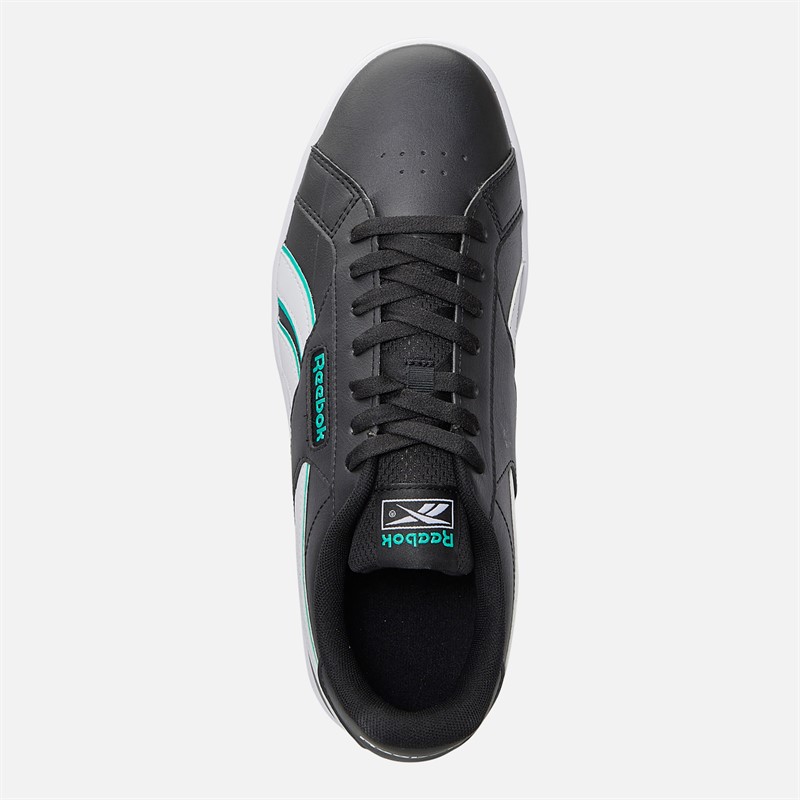 Reebok Court Retro Trainers Black/White/Unleashed Green