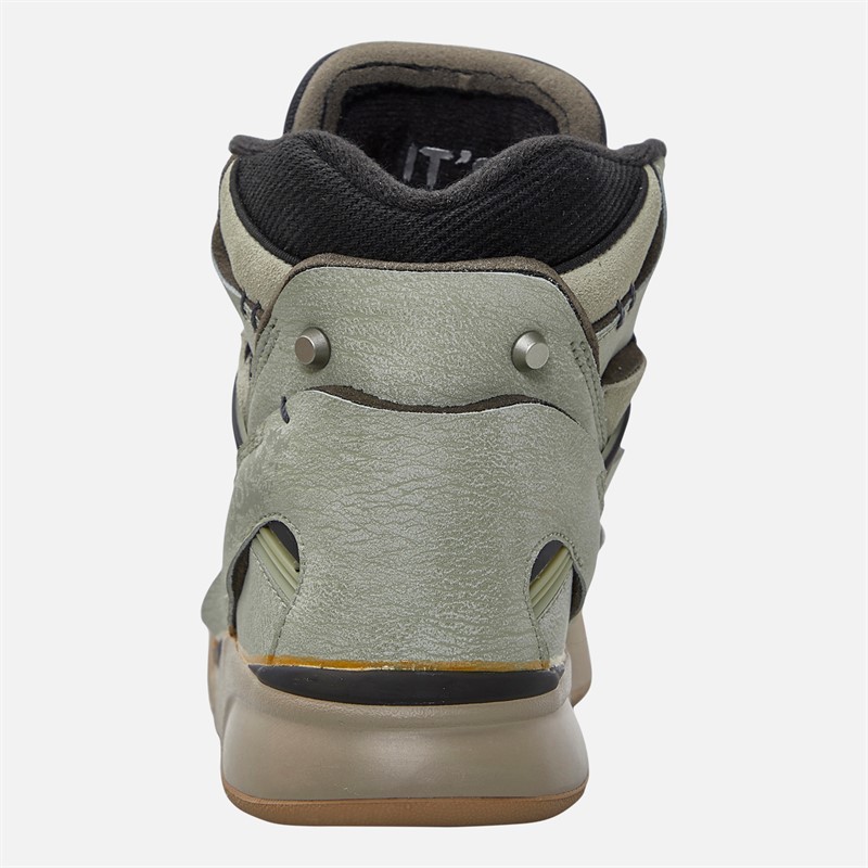 Reebok Mens X Universal Monsters Pump TZ 'Frankenstein' Trainers Green/Black/Grey
