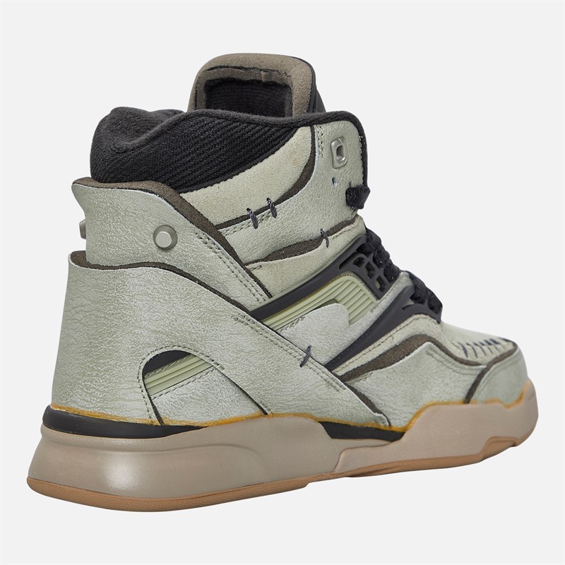 Reebok Mens X Universal Monsters Pump TZ 'Frankenstein' Trainers Green/Black/Grey