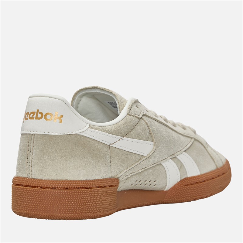 Reebok Womens Club C Grounds UK Trainers Classic Beige/Chalk/Gum