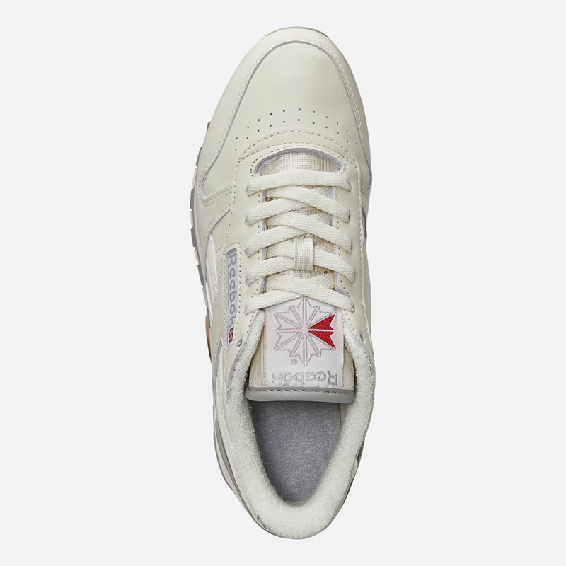 Reebok Classic Leather 1983 Vintage Trainers Vintage Chalk/Grey/Vector Red