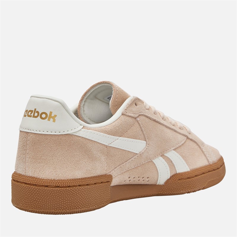 Reebok Womens Club C Grounds UK Trainers Washed Clay/Chalk/Gum