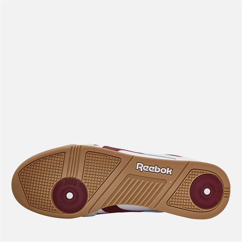 Reebok Campio XT Trainers White/Classic Burgundy/Gum