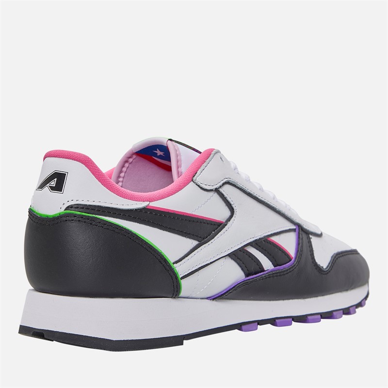 Reebok X Anuel AA Classic Leather 'Soy Leyenda' Trainers Black/White/Pink