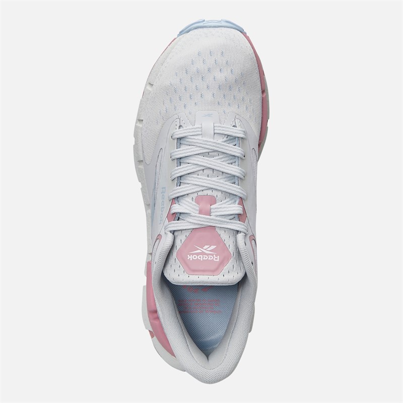 Reebok Womens Floatzig Symmetros Neutral Running Shoes Moon/Dusty Rose/Y2K Blue