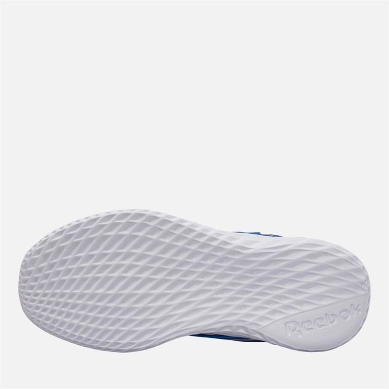 Reebok Kids Rush Runner 5 Elastic Lace And Top Strap Neutral Running Shoes Vector Blue/Vector Blue/White