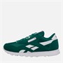 Reebok Junior Classic Nylon Trainers Metal Green/White/Metal Green Metalgreen/White/Metal Green
