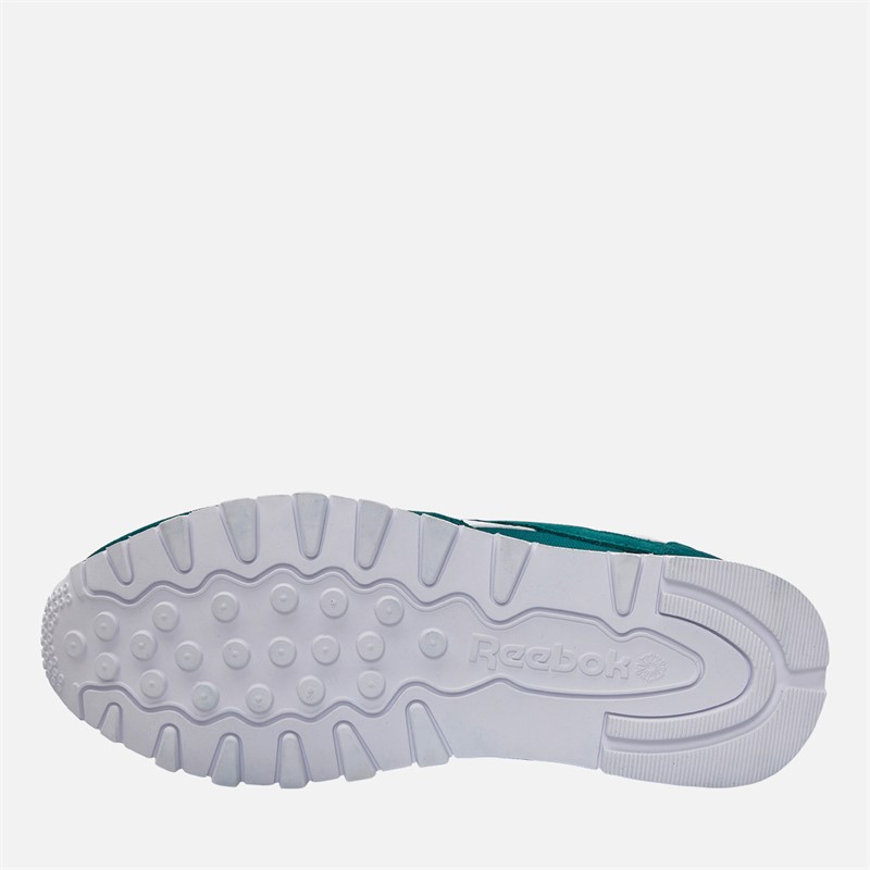 Reebok Junior Classic Nylon Trainers Metal Green/White/Metal Green Metalgreen/White/Metal Green
