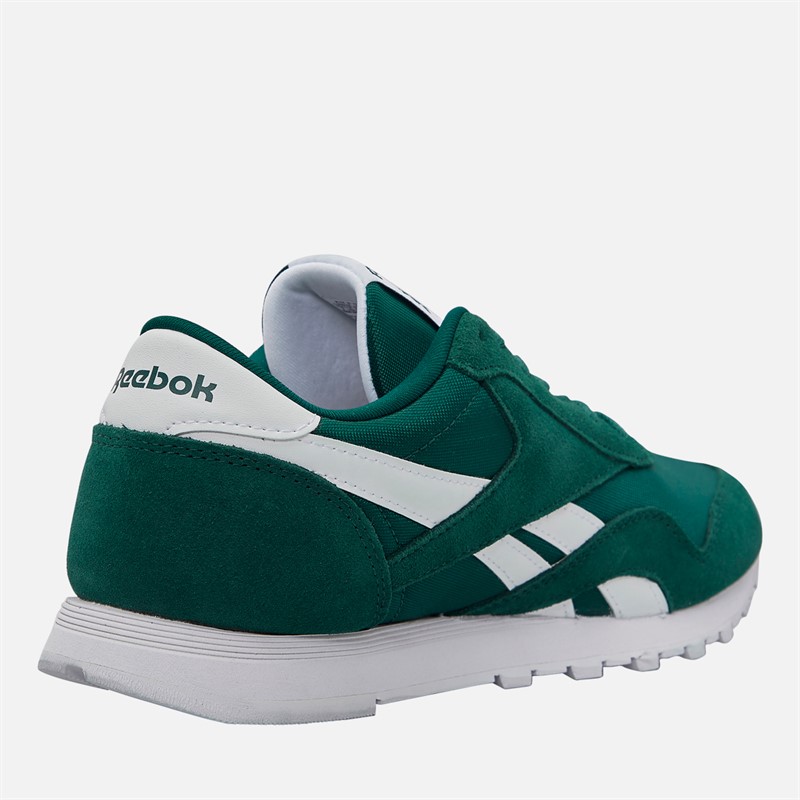 Reebok Junior Classic Nylon Trainers Metal Green/White/Metal Green Metalgreen/White/Metal Green
