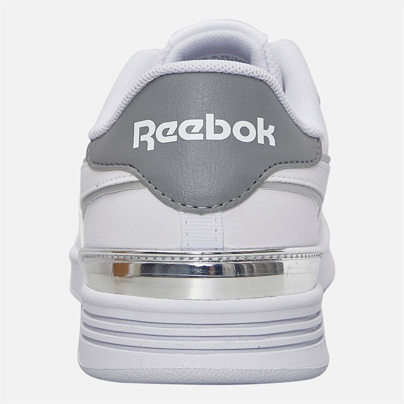 Reebok Womens Court Advance Trainers White/Grey/Chrome