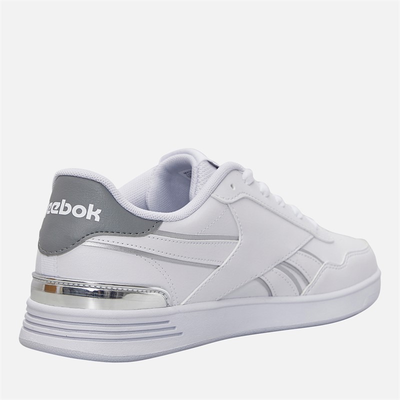 Reebok Womens Court Advance Trainers White/Grey/Chrome