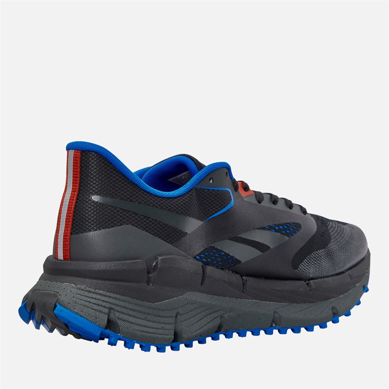 Reebok Mens FloatZig Adventure 1 Neutral Running Shoes Black/Grey/Optimum Blue