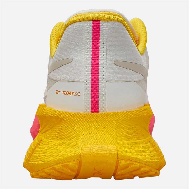 Reebok Womens FloatZig 1 Neutral Running Shoes Chalk/Sand/Atomic Pink