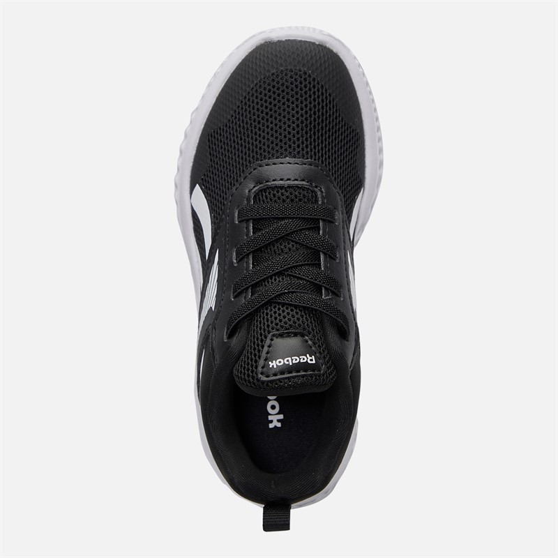 Reebok Kids Rush Runner 5 Elastic Lace Neutral Running Shoes Black/Black/White