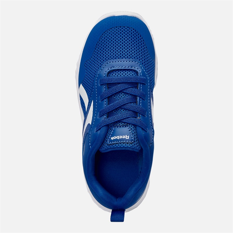 Reebok Infant Rush Runner 5 Elastic Lace Neutral Running Shoes Vector Blue/Vector Blue/White