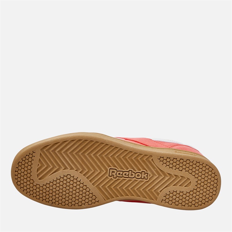 Reebok Junior Smash Edge Trainers Sunset Coral/Electric Amber/Gum
