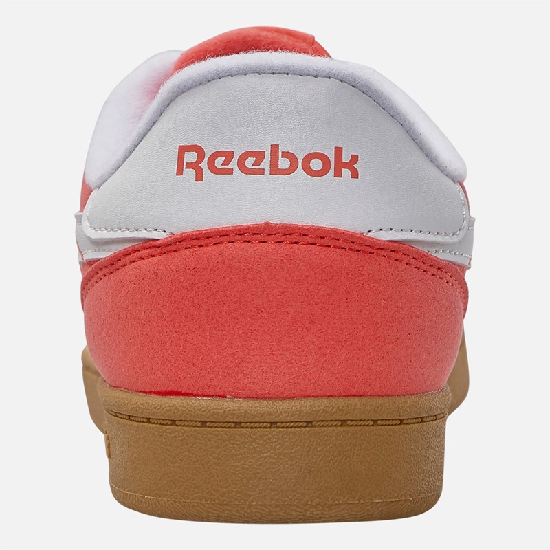 Reebok Junior Smash Edge Trainers Sunset Coral/Electric Amber/Gum