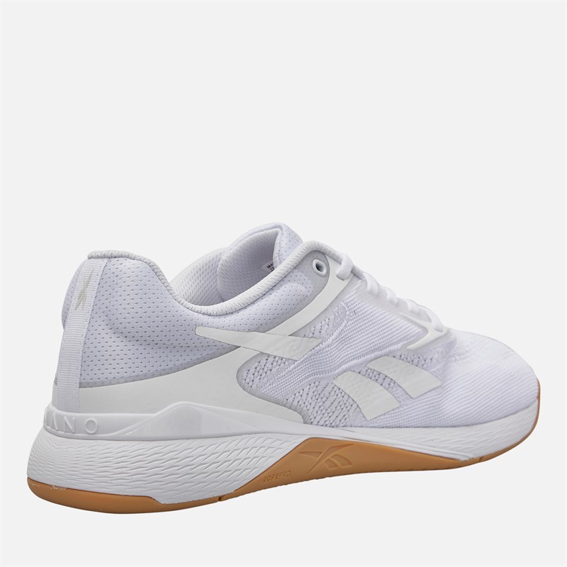 Reebok Womens Nano X5 Training Shoes White/Barely Grey/Reebok Gum