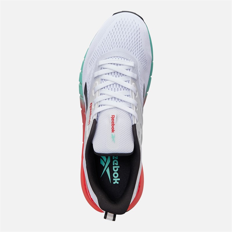 Reebok Mens Nano Gym Training Shoes White/Black/Energy Red