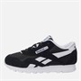 Reebok Boys Classic Nylon Trainers Black/Black/White