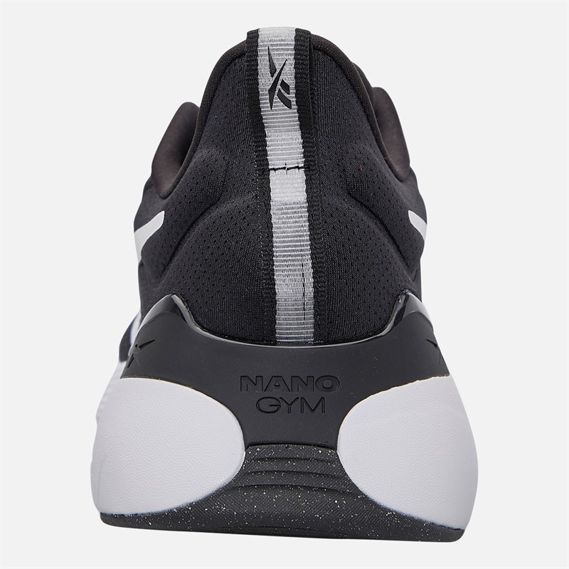 Reebok Mens Nano Gym Training Shoes Black/White