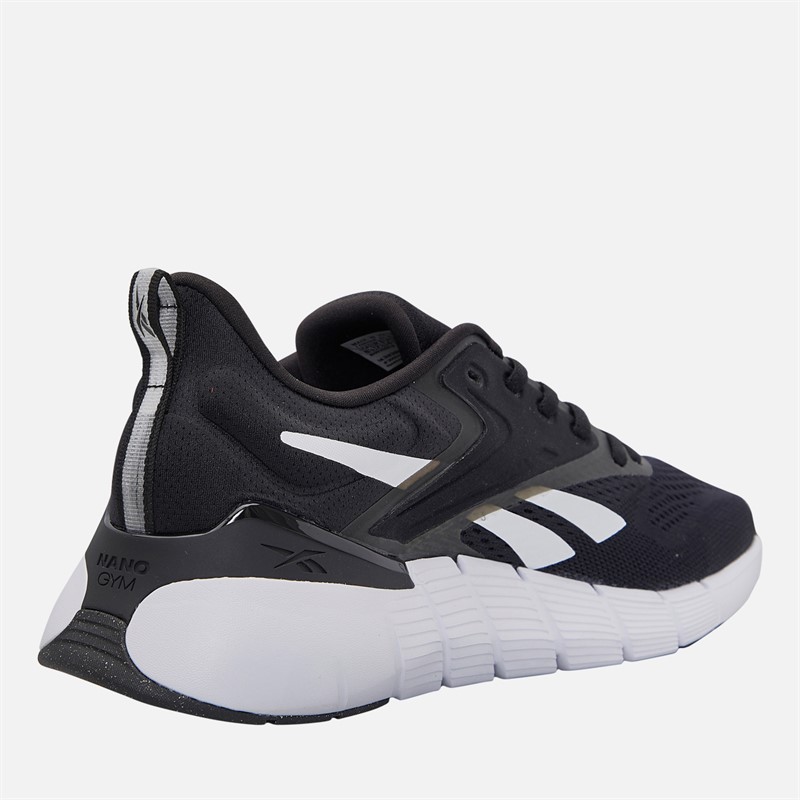 Reebok Mens Nano Gym Training Shoes Black/White
