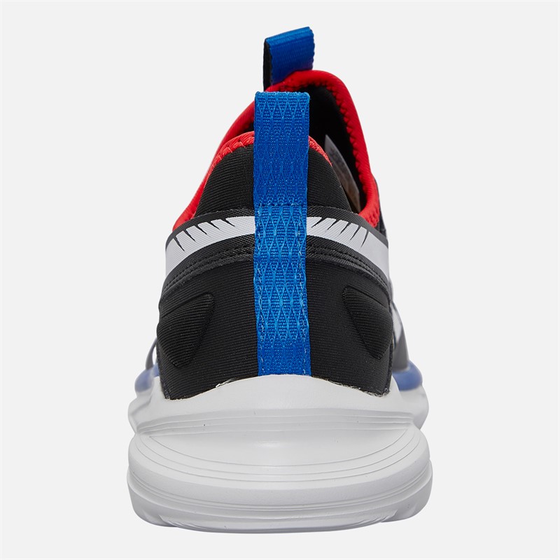 Reebok Junior Boys Lite Spinner Neutral Running Shoes Black/Optimum Blue/Energy Red