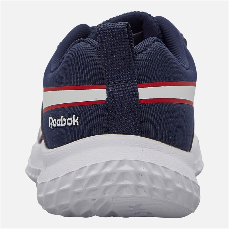 Reebok Infant Rush Runner 5 Elastic Lace Neutral Running Shoes Vector Navy/White/Vector Red