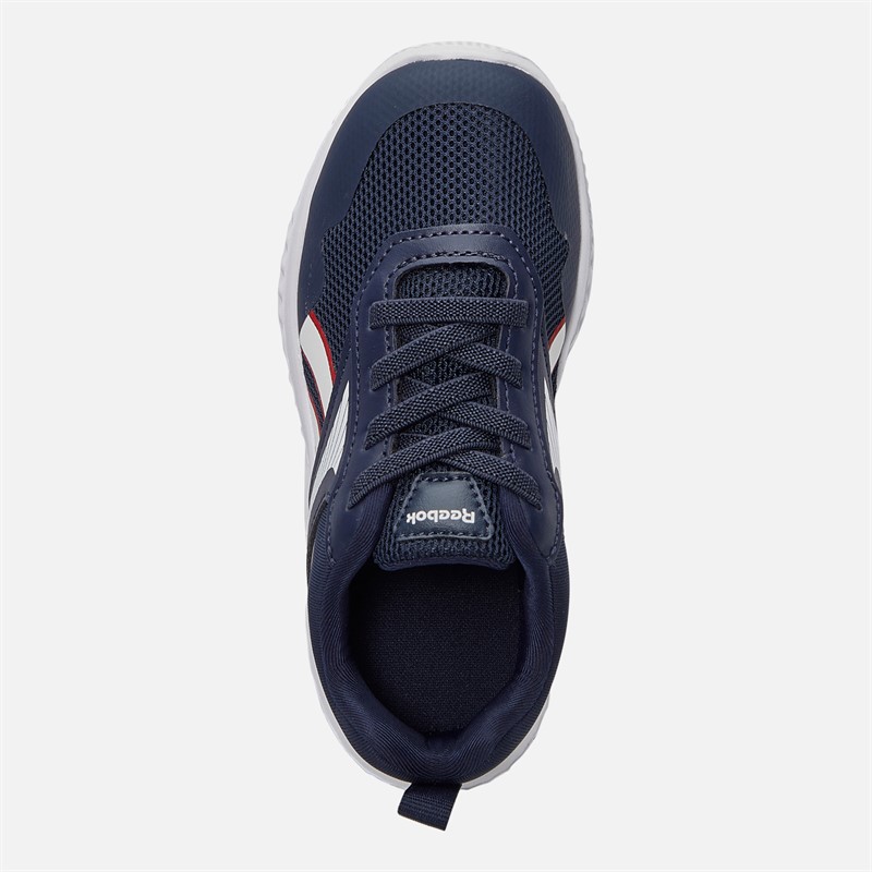 Reebok Infant Rush Runner 5 Elastic Lace Neutral Running Shoes Vector Navy/White/Vector Red
