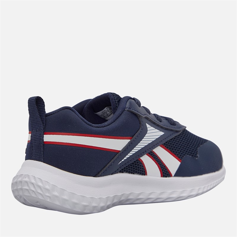 Reebok Infant Rush Runner 5 Elastic Lace Neutral Running Shoes Vector Navy/White/Vector Red