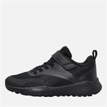 Reebok Kids Energen Run Elastic Lace And Top Strap Neutral Running Shoes Black/Black/Grey