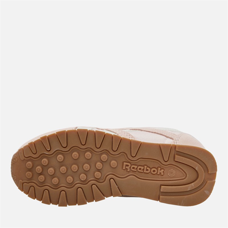 Reebok Girls Classic Nylon Trainers Pure Pink/Chalk/Gum