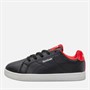 Reebok Junior Boys Royal Complete Clean 2.0 Trainers Black/White/Energy Red