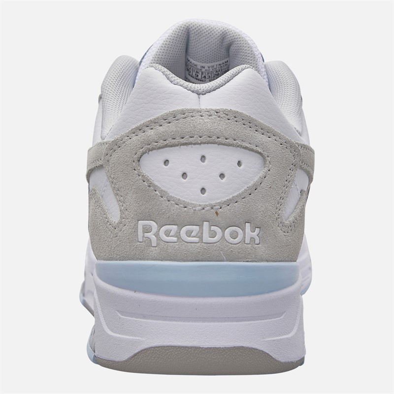 Reebok BB4500 Dmx Retro Basketball Trainers White/Mist Grey/Glass Blue
