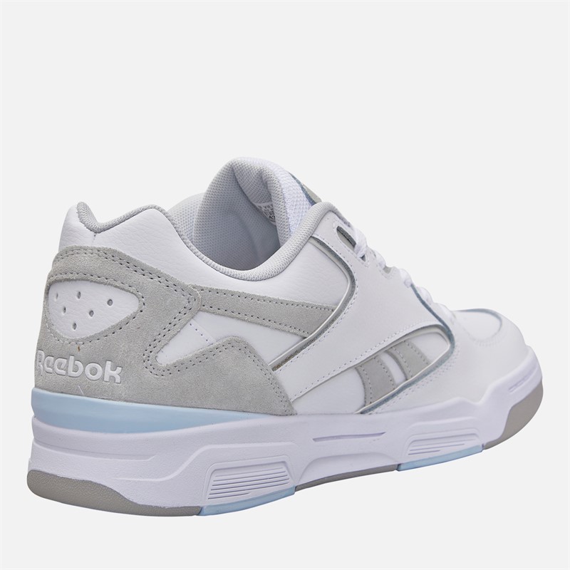 Reebok BB4500 Dmx Retro Basketball Trainers White/Mist Grey/Glass Blue