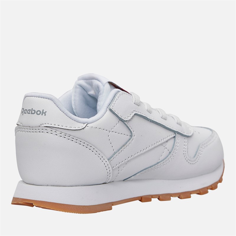 Reebok Infant Classic Leather Trainers Footwear White/Footwear White Ftwwht/Ftwwht/Rbkg02