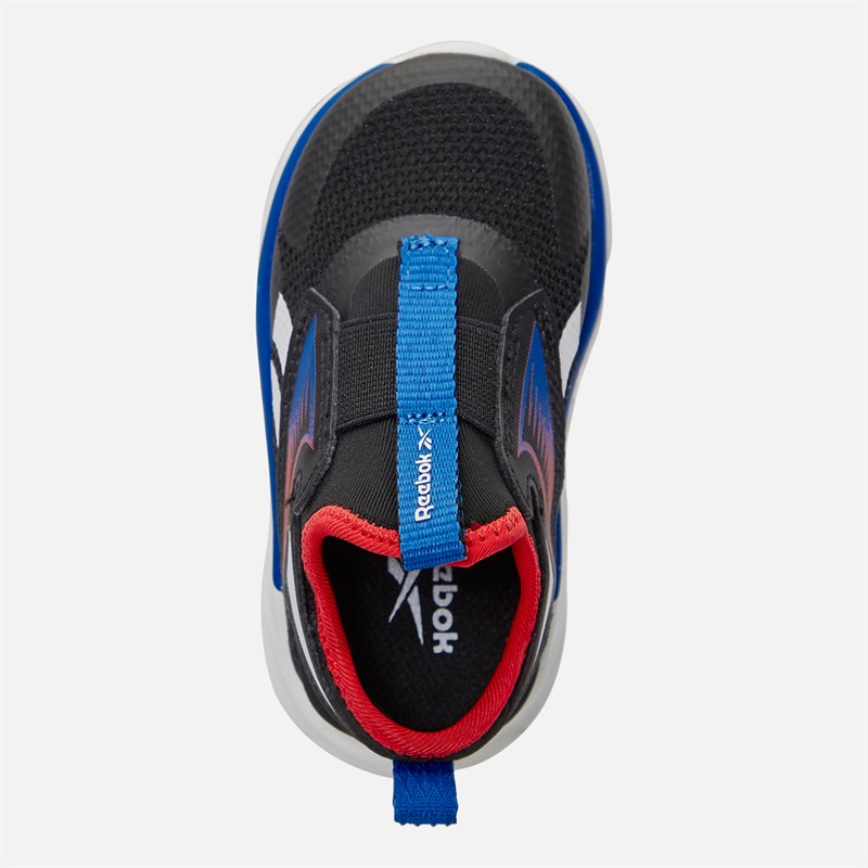 Reebok Infants Lite Spinner Neutral Running Shoes Black/Optimum Blue/Energy Red Black/Optimum Blue/Energy Red