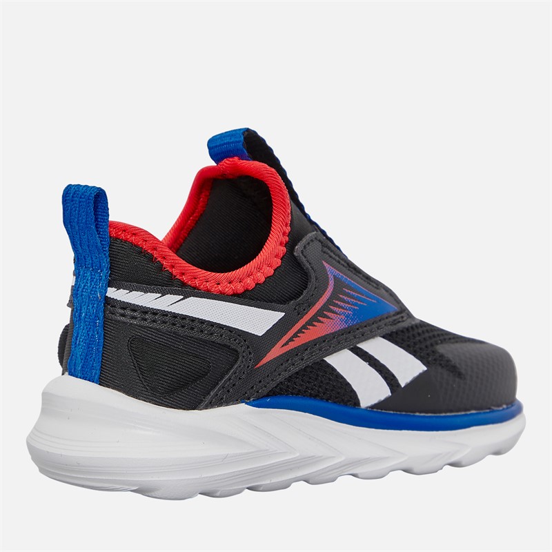 Reebok Infants Lite Spinner Neutral Running Shoes Black/Optimum Blue/Energy Red Black/Optimum Blue/Energy Red