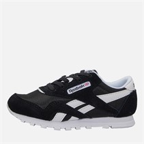Reebok Infant Boys Classic Nylon Trainers Black/White