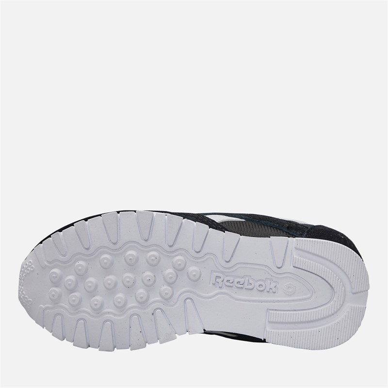 Reebok Infant Boys Classic Nylon Trainers Black/White