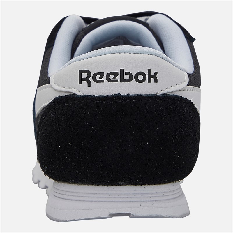 Reebok Infant Boys Classic Nylon Trainers Black/White