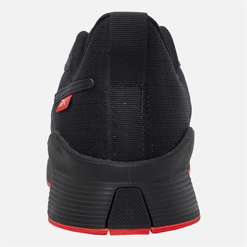 Reebok Mens Lifter PR III Weightlifting Shoes Black/Energy Red