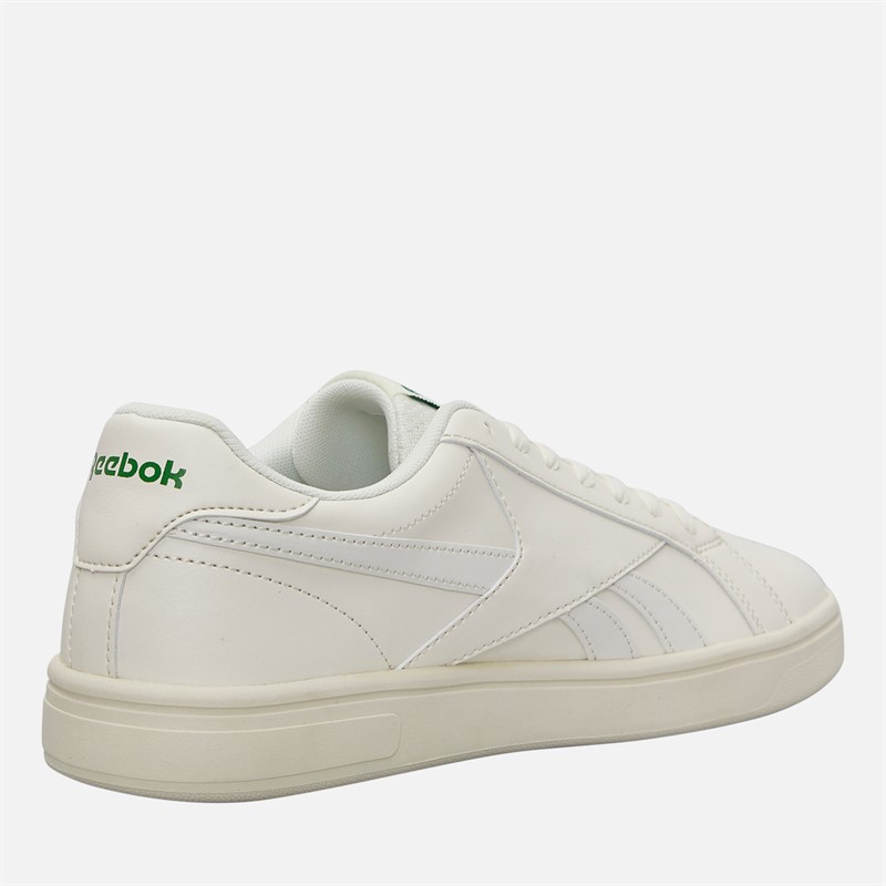 Reebok Mens Court Retro Trainers Chalk/Green/Chalk