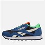 Reebok Junior Classic Nylon Trainers Twilight Blue/Black/Chalk