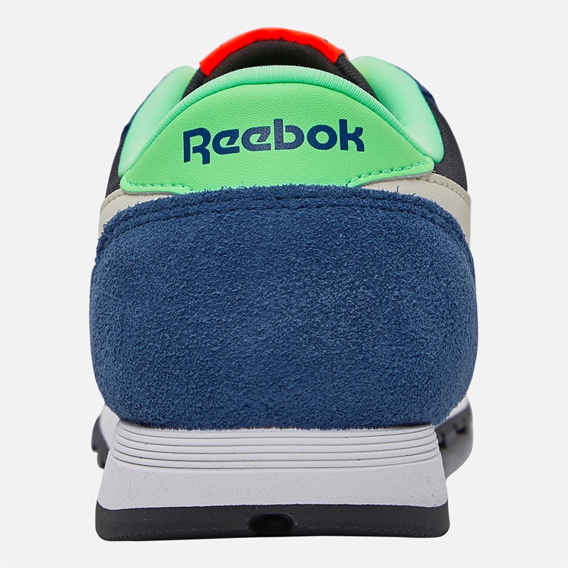 Reebok Junior Classic Nylon Trainers Twilight Blue/Black/Chalk