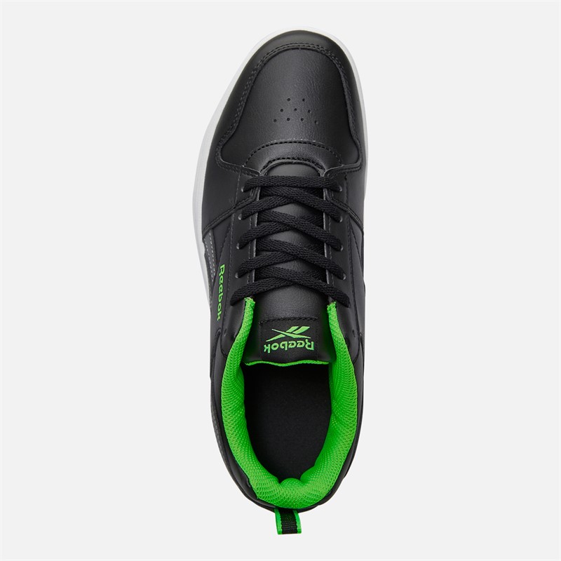 Reebok Junior Boys Royal Prime 2.0 Trainers Black/Grey/Solar Lime