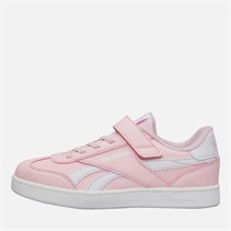 Reebok Girls Smash Edge Elastic Lace And Top Strap Trainers Frosted Berry/Frosted Berry/White