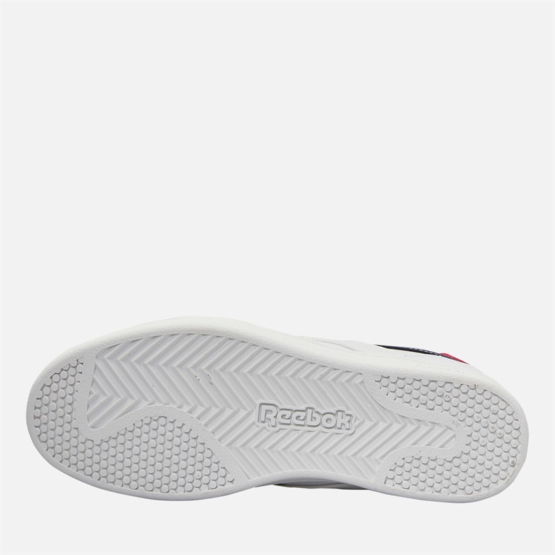 Reebok Junior Smash Edge Trainers White/Vector Navy/Vector Red